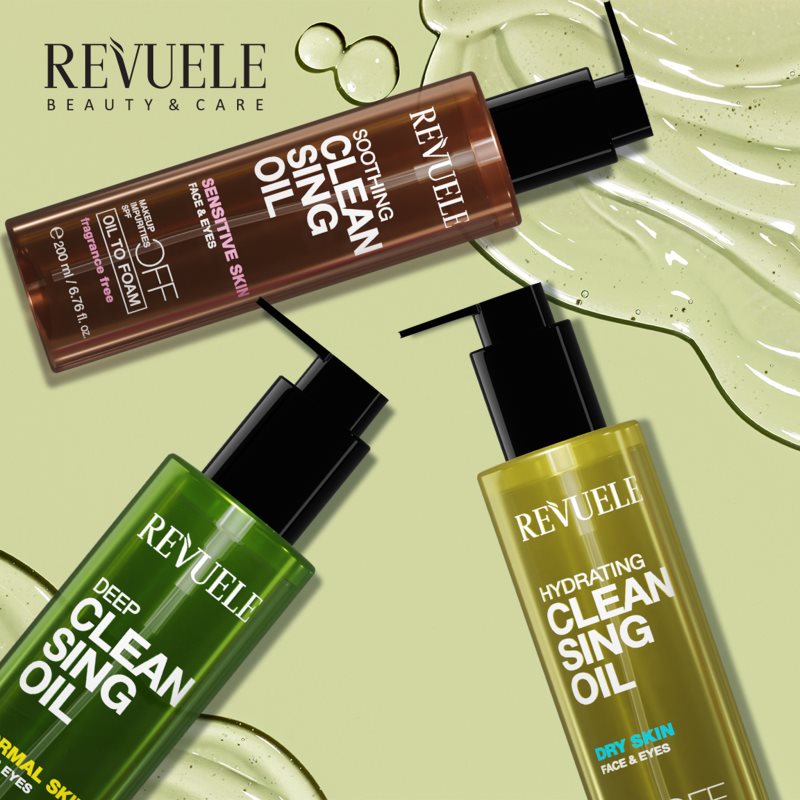 Revuele Cleansing Oil Deep hloubkově čisticí olej na obličej a oči 200 ml (obrázek 5)