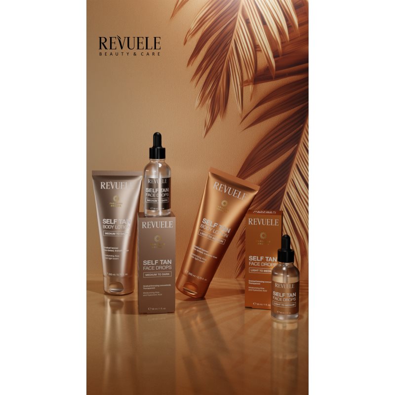 Revuele Paradise Bronze Self Tan Body Lotion samoopalovací mléko pro postupné opálení odstín Medium To Dark 200 ml (obrázek 3)