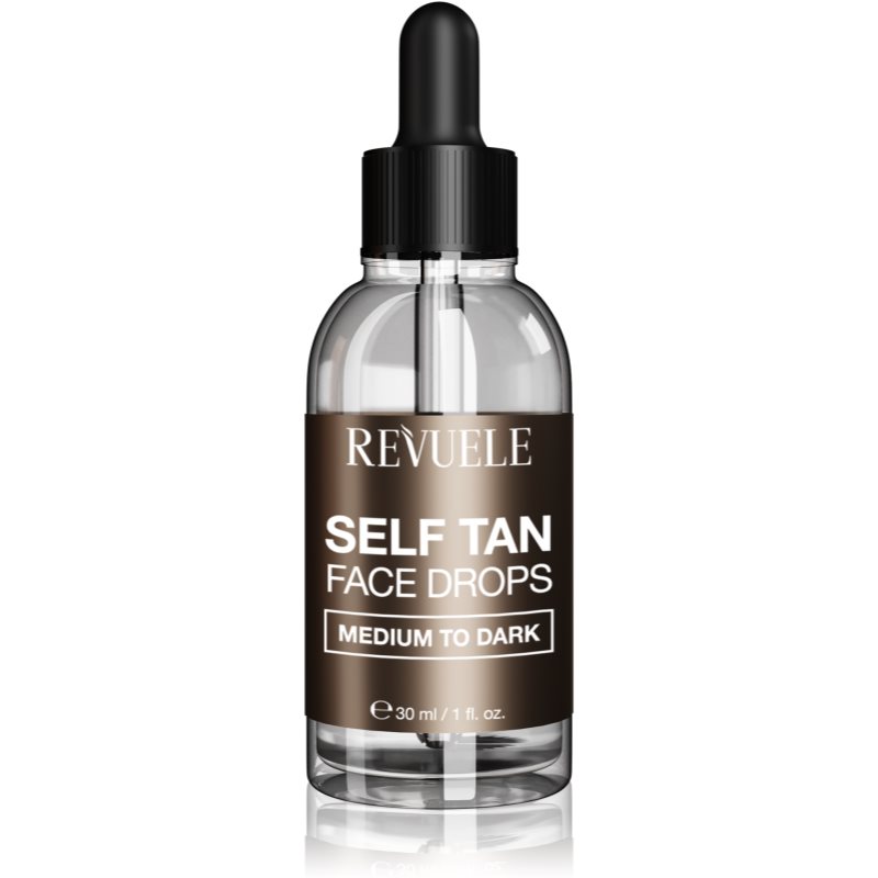 Revuele Paradise Bronze Self Tan Face Drops Selbstbräuner - Tropfen für das Gesicht Farbton Medium To Dark 30 ml