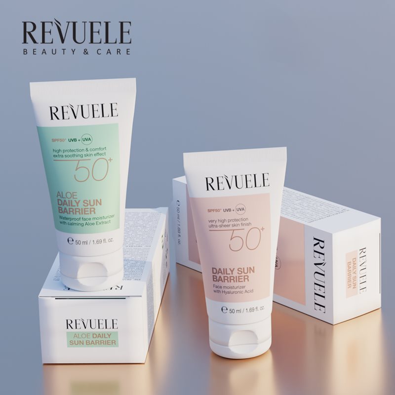 Revuele Aloe Daily Sun Barrier SPF 50+ zklidňující denní krém SPF 50+ 50 ml (obrázek 4)