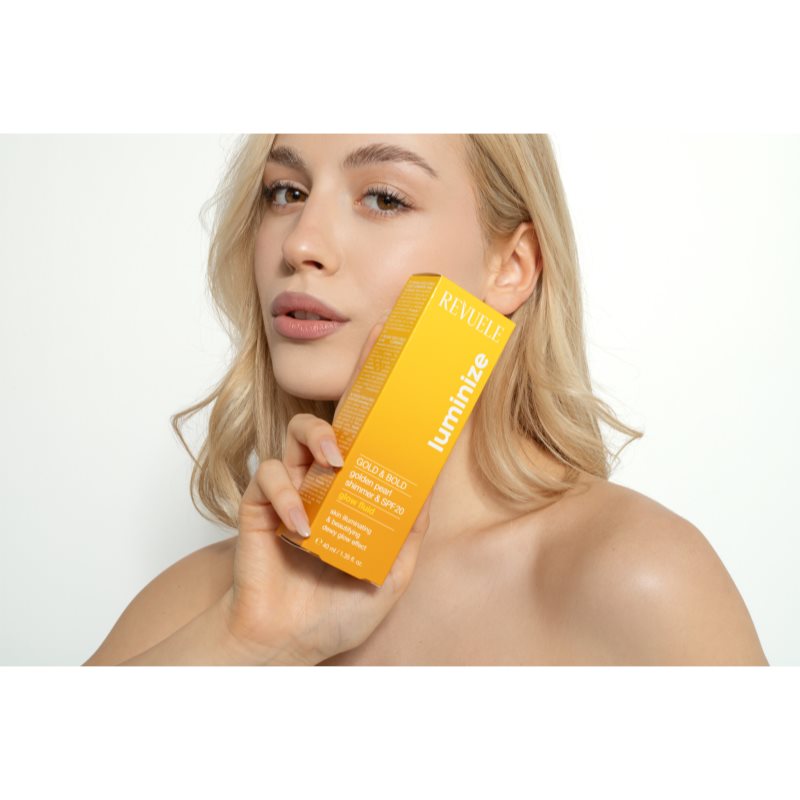 Revuele Luminize rozjasňující fluid SPF 20 odstín Gold & Bold 40 ml (obrázek 4)