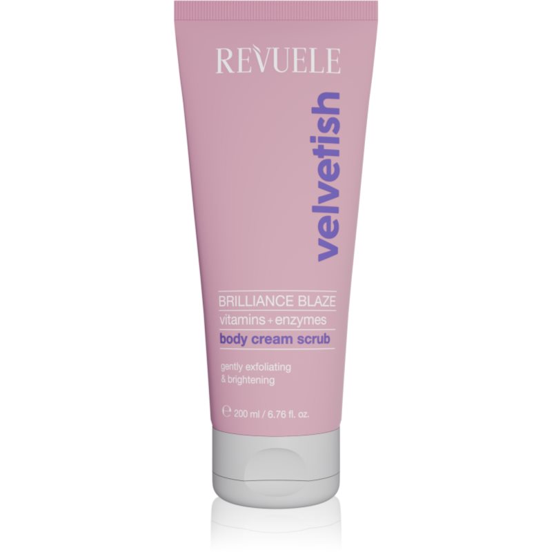 Revuele Velvetish Brilliance Blaze Body Cream Scrub озаряващ пилинг за тяло 200 мл.
