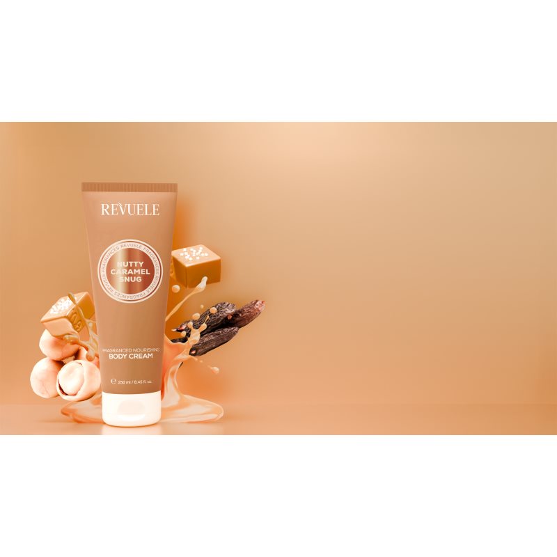 Revuele Nutty Caramel Snug Fragranced Nourishing Body Cream vyživující tělový krém pro ženy 250 ml (obrázek 6)