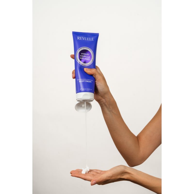 Revuele Violet Vanilla Delight Fragranced Hydrating Body Cream hydratační tělový krém pro ženy 250 ml (obrázek 3)
