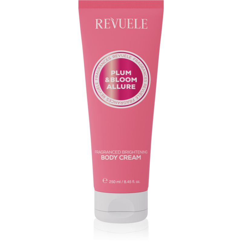 Revuele Plum & Bloom Allure Fragranced Brightening Body Cream озаряващ крем за тяло с хидратиращ ефект за жени 250 мл.