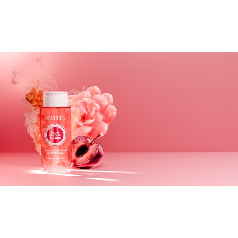 Revuele Plum & Bloom Allure Fragranced Brightening Shower Gel parfémovaný sprchový gel s rozjasňujícím efektem pro ženy 400 ml (obrázek 6)
