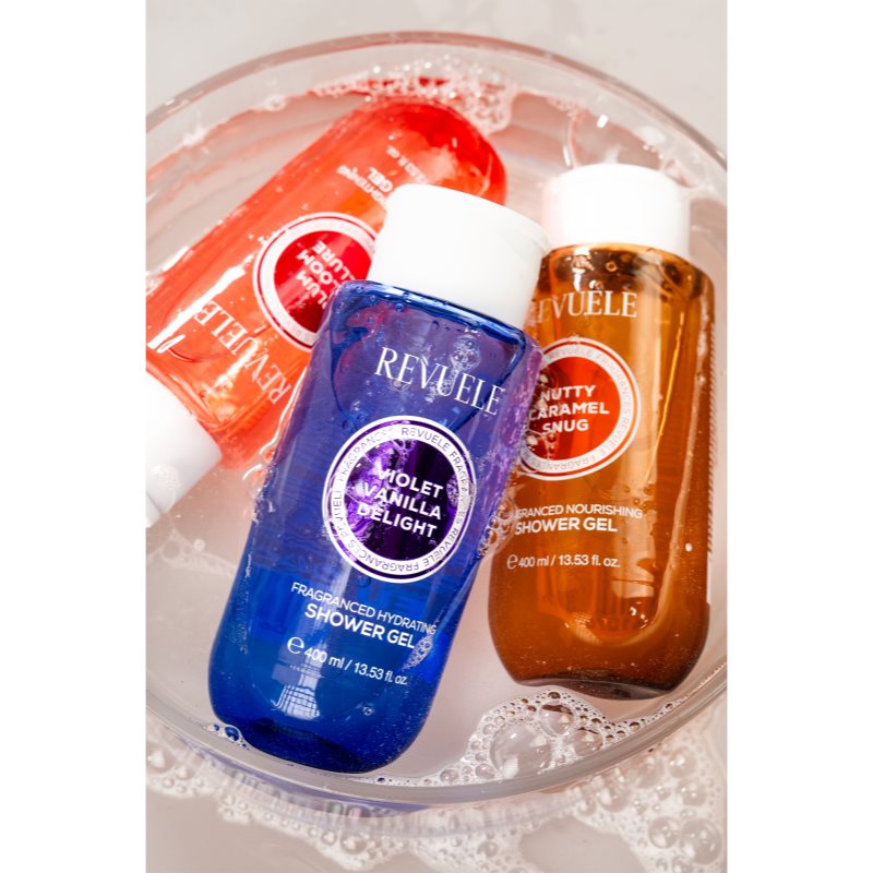 Revuele Violet Vanilla Delight Fragranced Hydrating Shower Gel parfémovaný sprchový gel s hydratačním účinkem pro ženy 400 ml (obrázek 5)