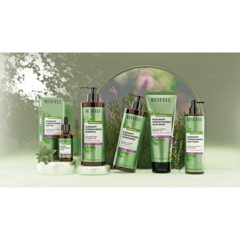 Revuele Botanical Care Rosemary posilující šampon pro podporu růstu vlasů 400 ml (obrázek 3)