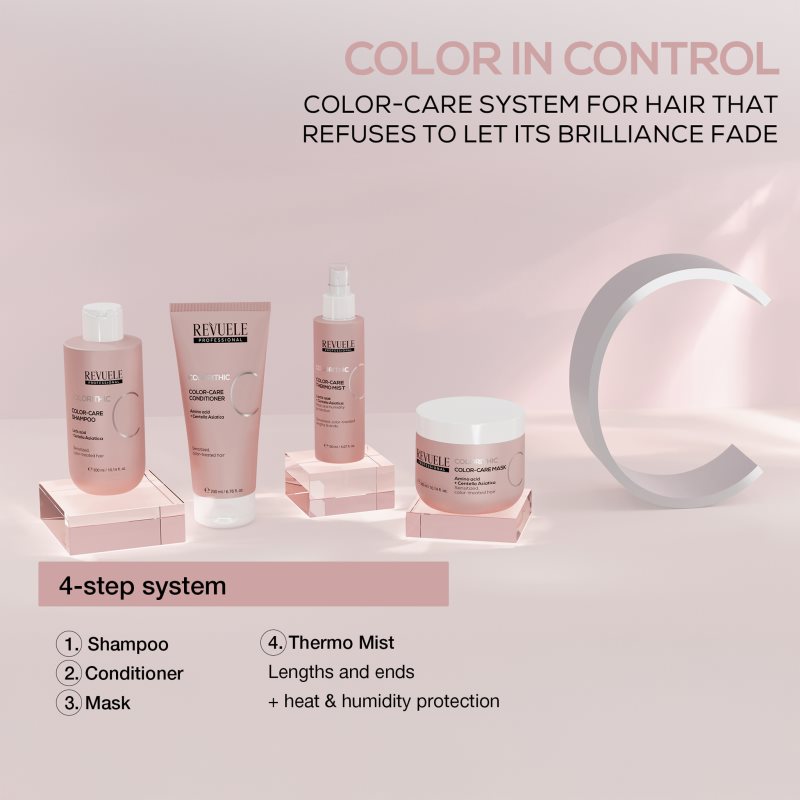 Revuele Professional Colorithic Color-Care pečující šampon pro barvené a citlivé vlasy 300 ml (obrázek 8)