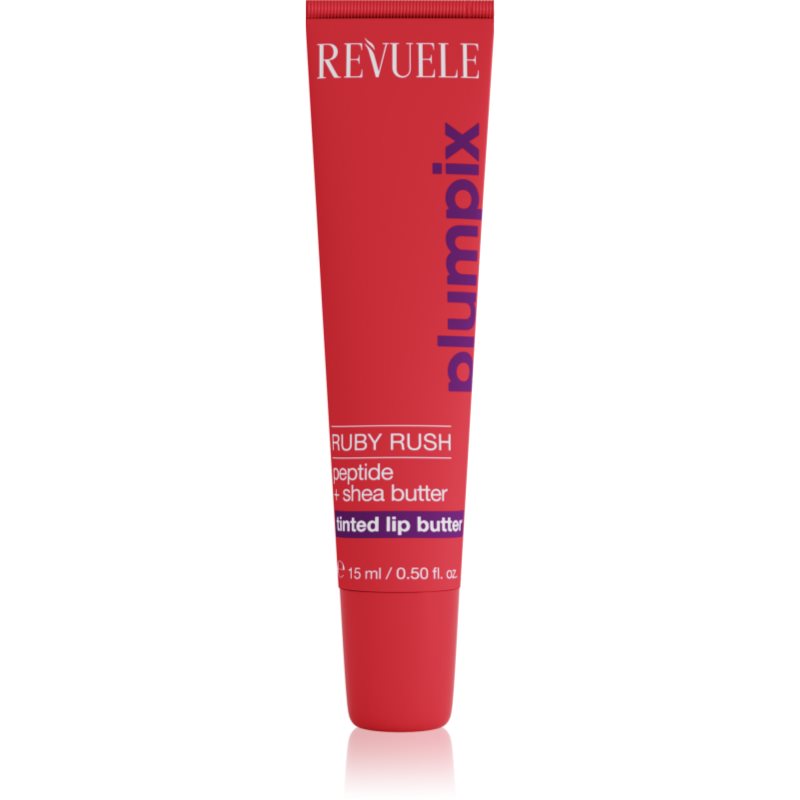 Revuele Plumpix Ruby Rush balsamo colorato labbra colore Sheer Red 15 ml
