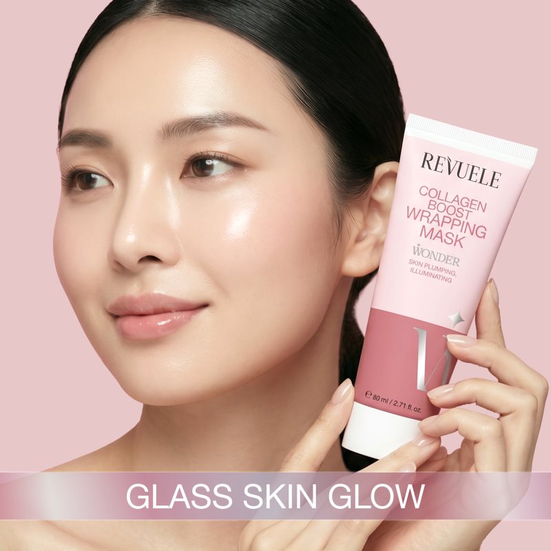 Revuele Wonder Collagen Boost Wrapping Mask Maske für die Nacht für klare und glatte Haut 80 ml (Bild 7)