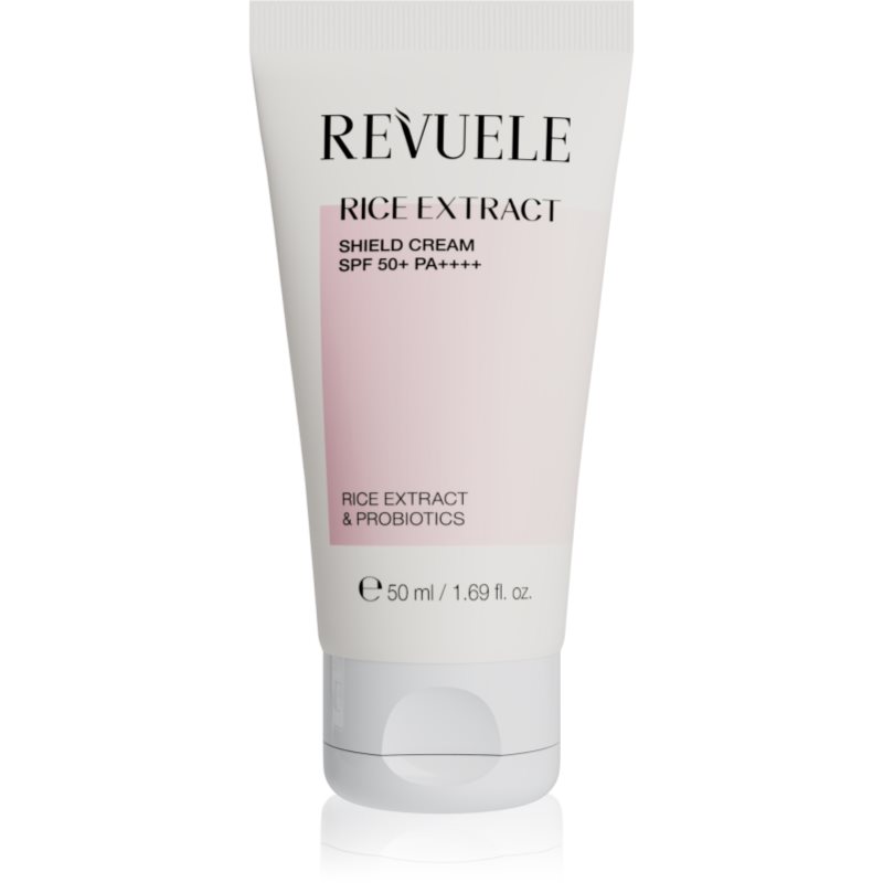Revuele Rice Extract Shield Cream SPF 50+ PA++++ ochronny krem do twarzy SPF 50+ 50 ml