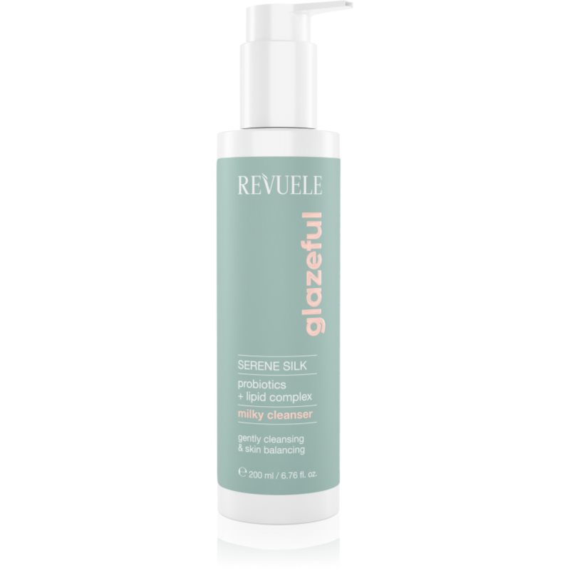 Revuele Glazeful Milky Cleanser Serene Silk delikatne mleczko oczyszczające o działaniu uspokajającym 200 ml