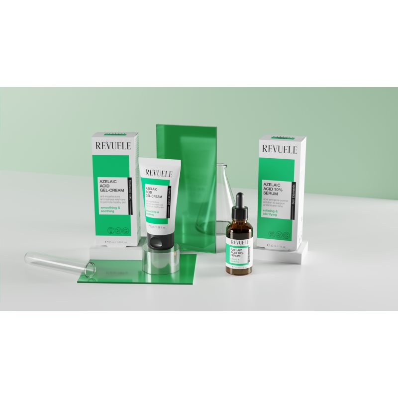 Revuele Azelaic Acid 10% Serum Serum für zarte Haut gegen die Unvollkommenheiten der Haut 30 ml (Bild 3)