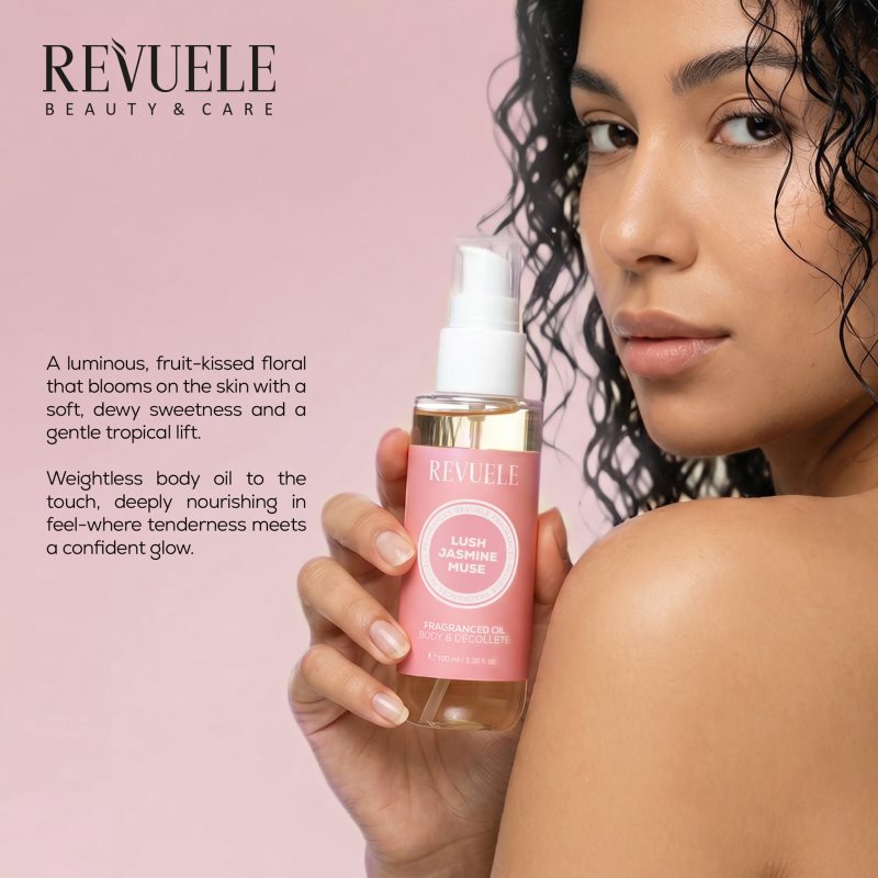 Revuele Lush Jasmine Muse Fragranced Oil parfümiertes öl für den Körper für Damen 100 ml (Bild 3)