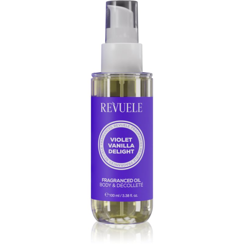 Revuele Violet Vanilla Delight Fragranced Oil парфюмирано масло за тяло за жени 100 мл.