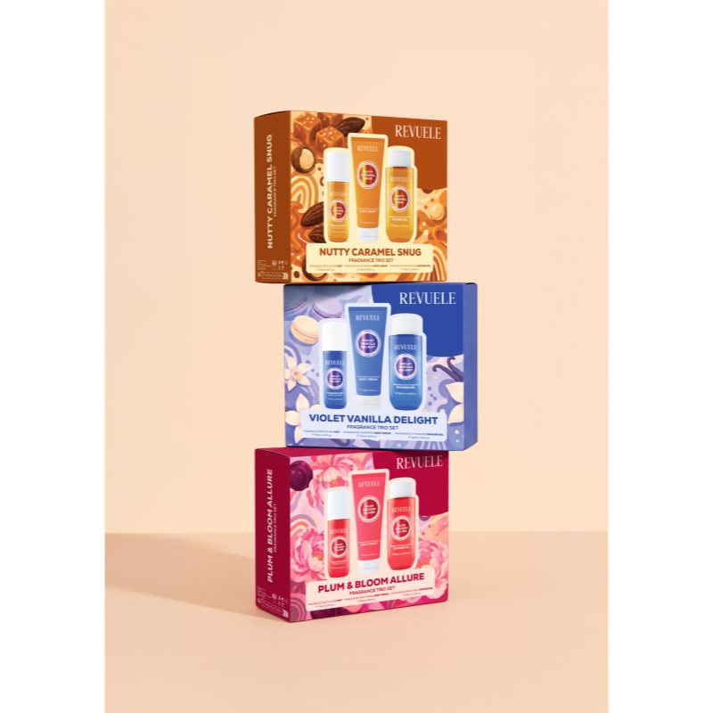Revuele Violet Vanilla Delight Fragrance Trio Set Geschenkset für den Körper für Damen (Bild 4)