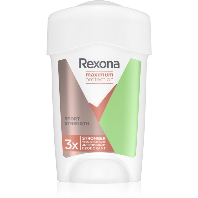 Zdjęcia - Dezodorant Rexona Maximum Protection Sport Strength kremowy antyperspirant 45 ml 