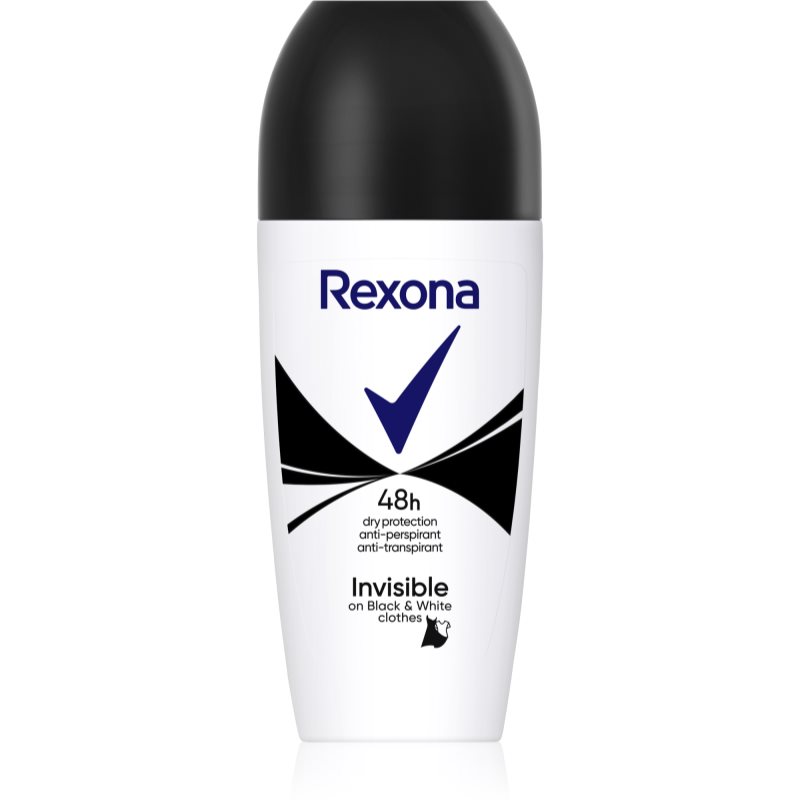 Rexona Invisible On Black + White Clothes кульковий антиперспірант 48 годин 50 мл