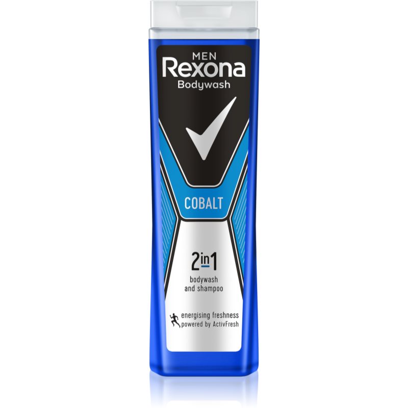 Rexona Cobalt dušo želė ir šampūnas „du viename“ 400 ml