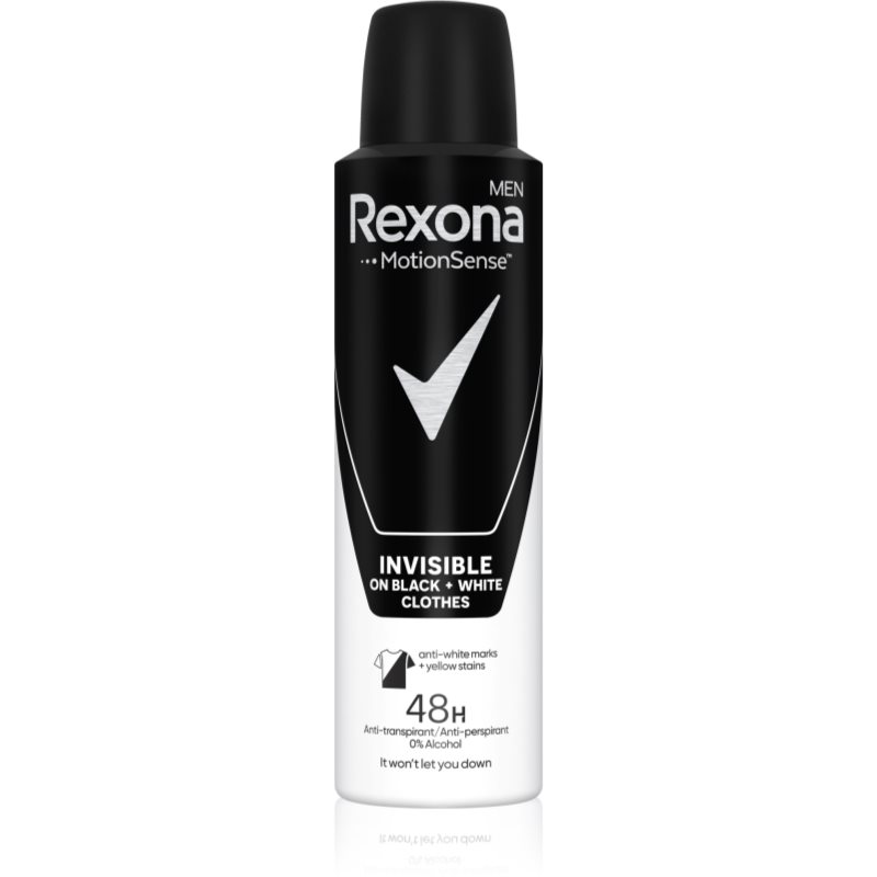 Rexona Invisible on Black + White Clothes Antitranspirant-Spray 48h 150 ml