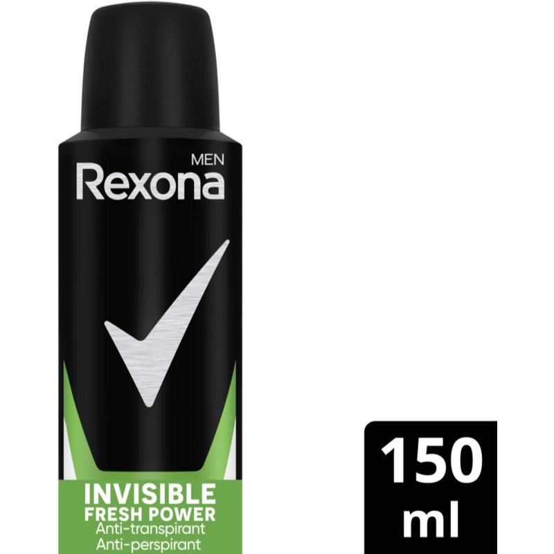 Rexona Invisible Fresh Power Antitranspirant-Spray für Herren 150 ml