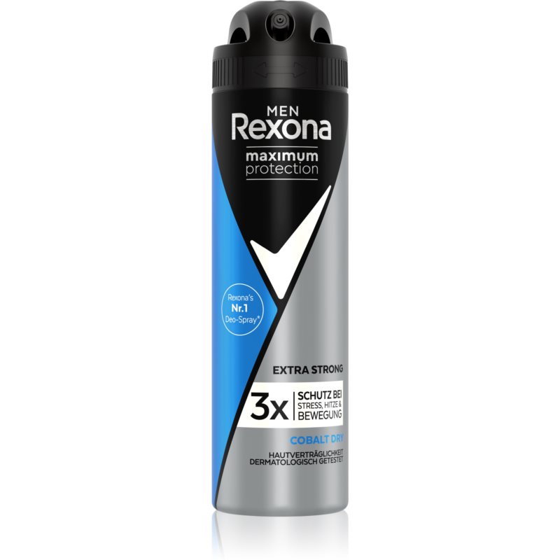 Rexona Men - nepouzivat Maximum Protection Antiperspirant Spray För att behandla överdriven svettning för män Cobalt Dry 150 ml male