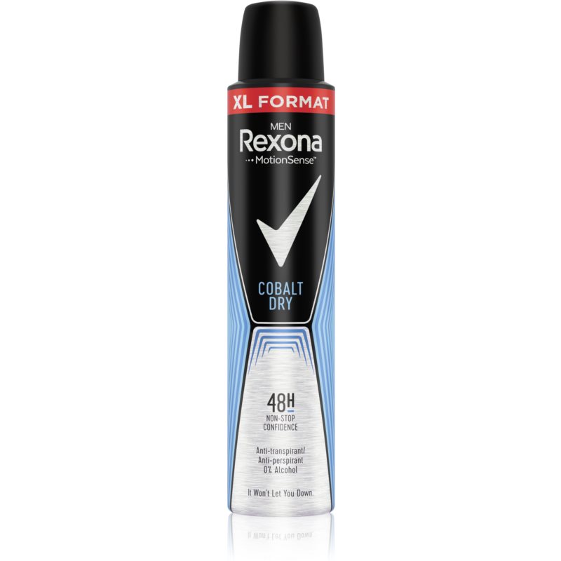 E-shop Rexona Men Maximum Protection antiperspirant ve spreji pro muže XL Cobalt Dry 200 ml