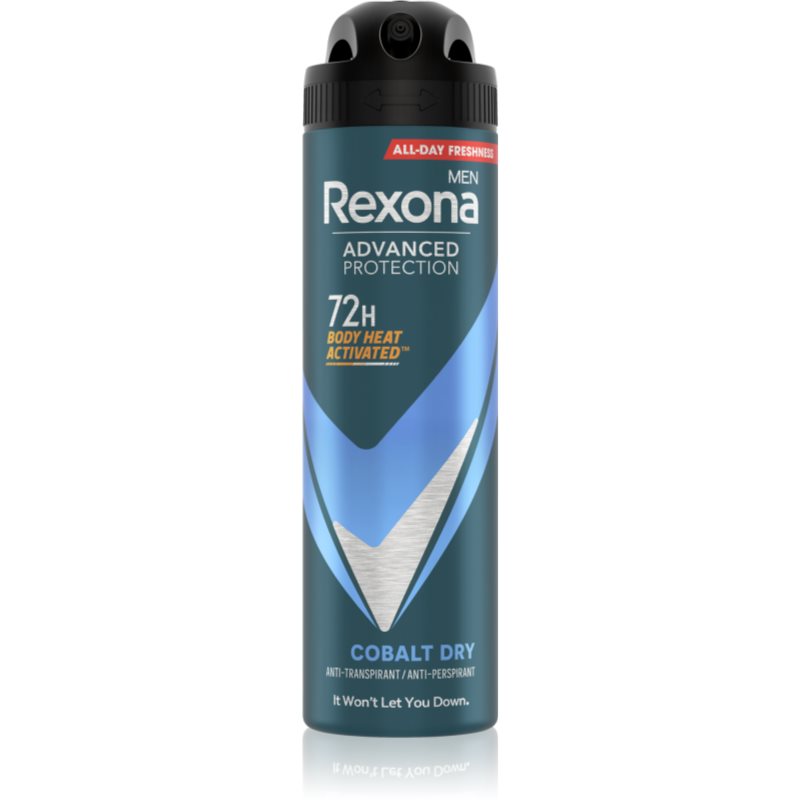 Rexona Men Advanced Protection antiperspirant v pršilu 72 ur za moške Cobalt Dry 150 ml