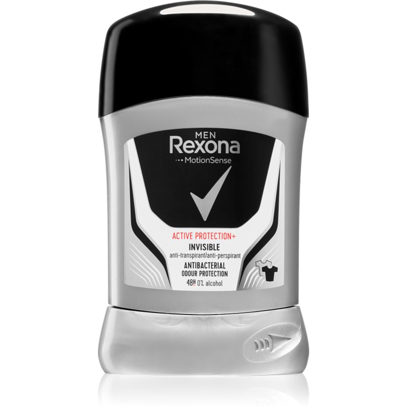Rexona Active Protection  Antiperspirant tuhý antiperspitant pre mužov Invisible 50 ml
