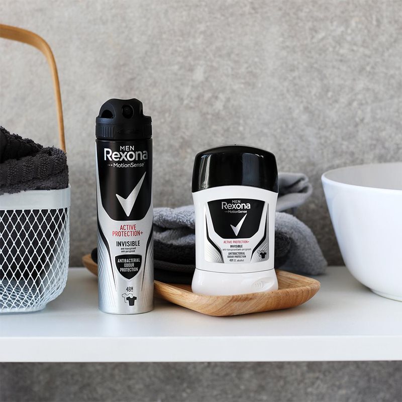 Rexona Active Protection+ Antiperspirant Anti-transpirant Solide Pour Homme Invisible 50 Ml