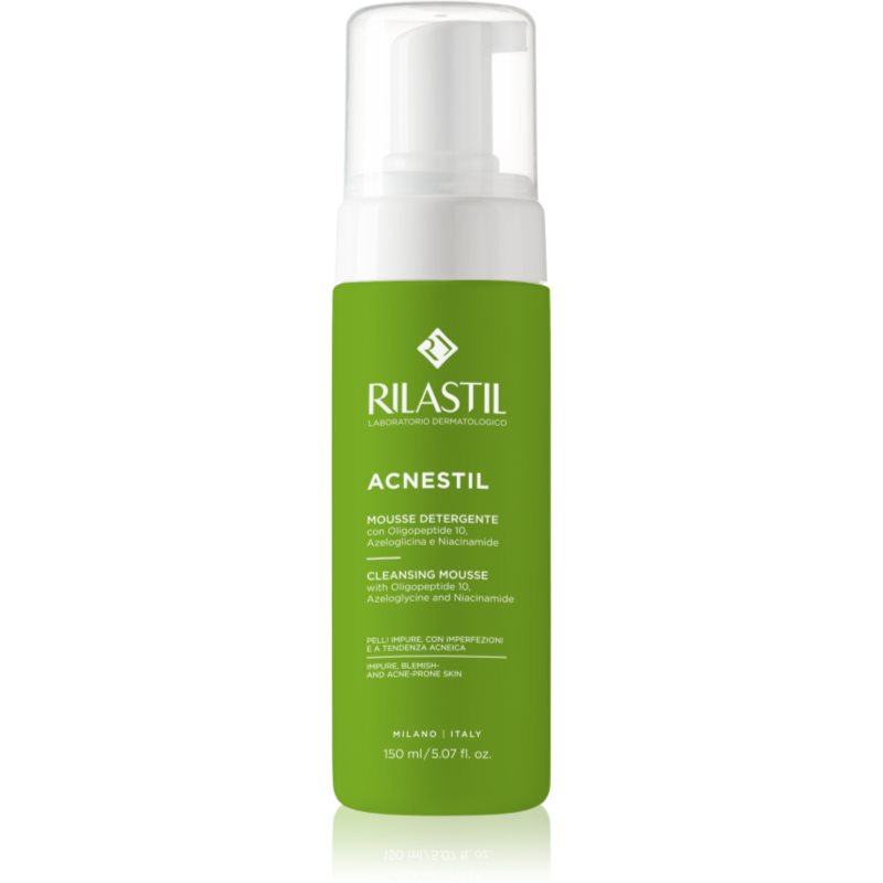 Rilastil Acnestil foam cleanser balancing sebum production for oily acne-prone skin 165 ml
