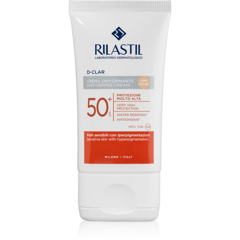 Rilastil D-Clar ochranný tónovací krém proti pigmentovým škvrnám SPF 50+ odtieň Light 40 ml