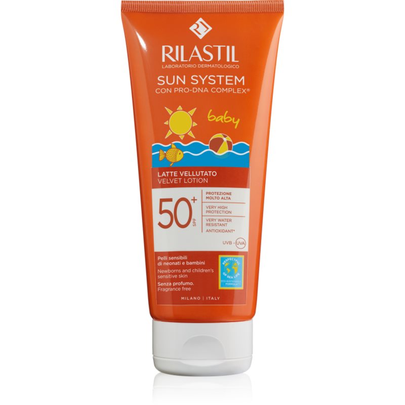 Rilastil Sun System Baby Bräunungsmilch für Kinder SPF 50+ 200 ml