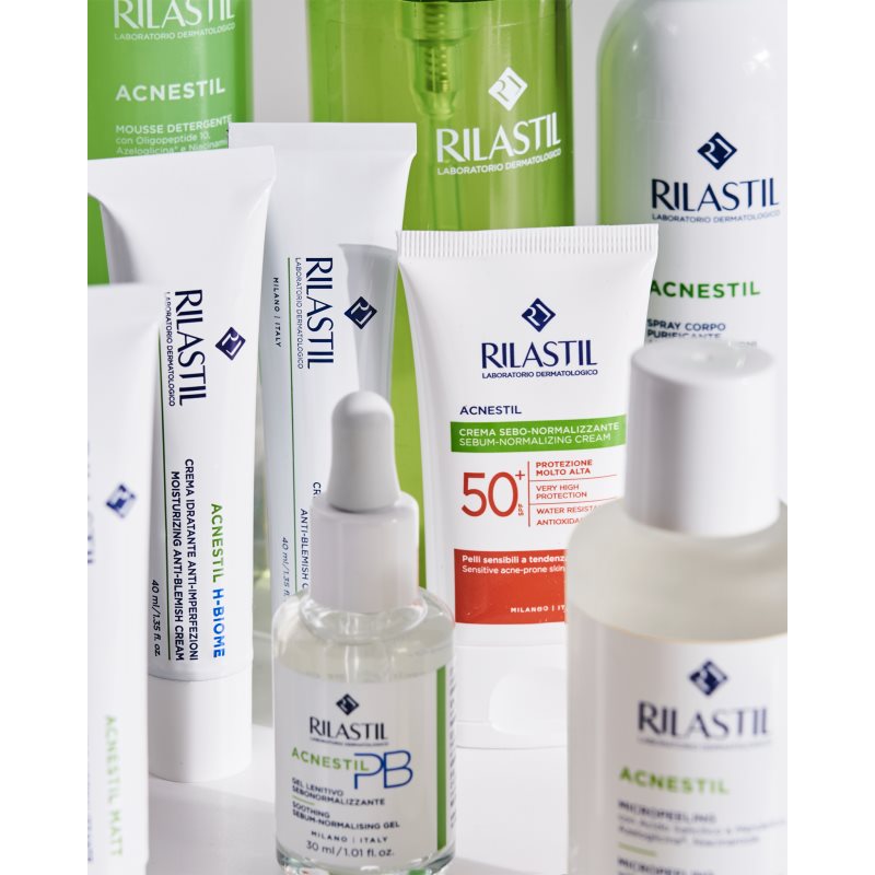 Rilastil Acnestil PB upokojujúci gél pre mastnú a problematickú pleť 30 ml
