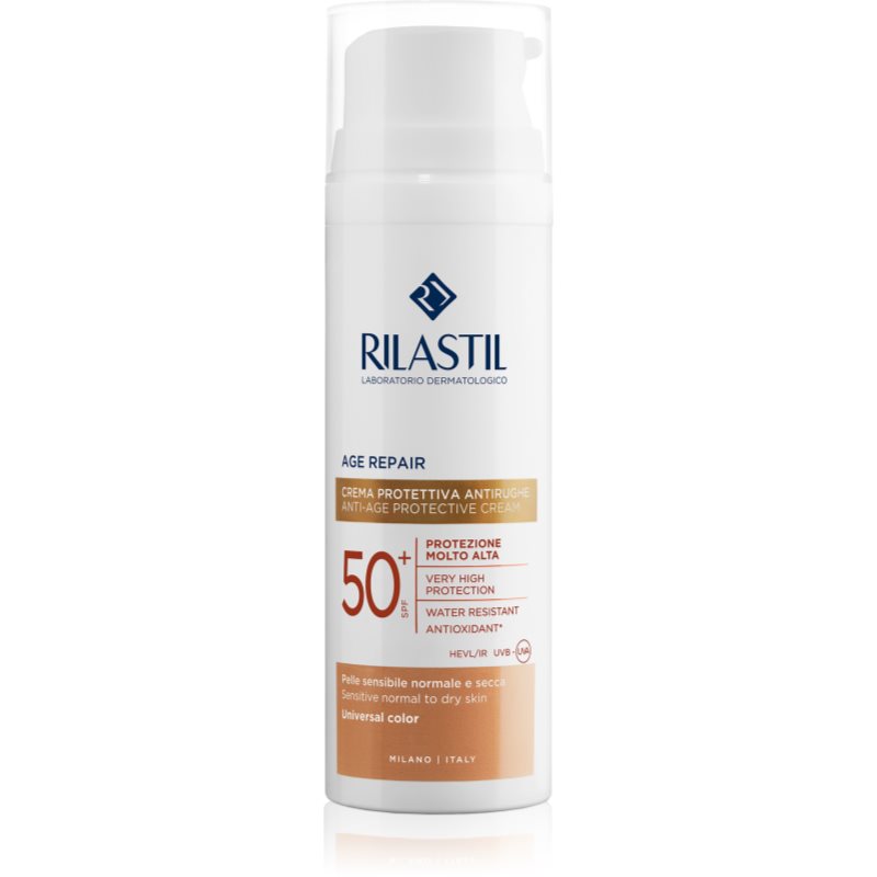 Rilastil Age Repair SPF 50+ schützende Tönungscreme für das Gesicht SPF 50+ 50 ml