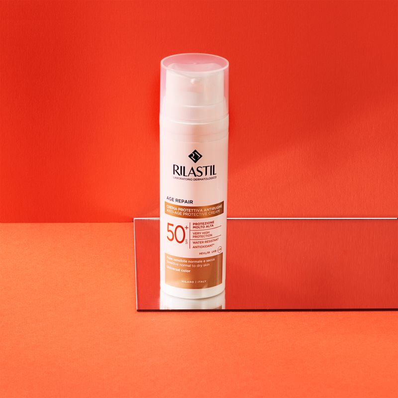 Rilastil Age Repair SPF 50+ ochranný tónovací krém na tvár SPF 50+ 50 ml