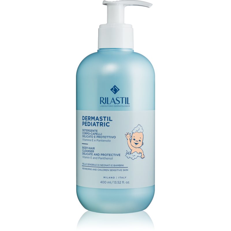Rilastil Dermastil Pediatric gel doccia delicato e shampoo per bambini 400 ml