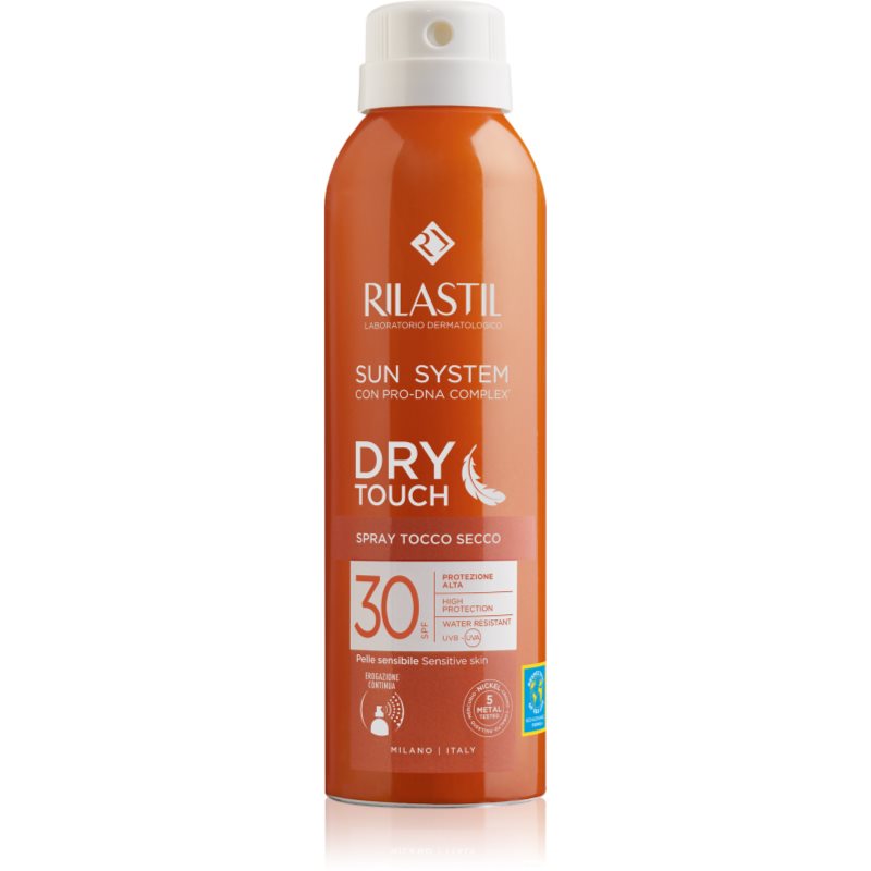 Rilastil Sun System Dry Touch spray ochronny do opalania SPF 30 200 ml