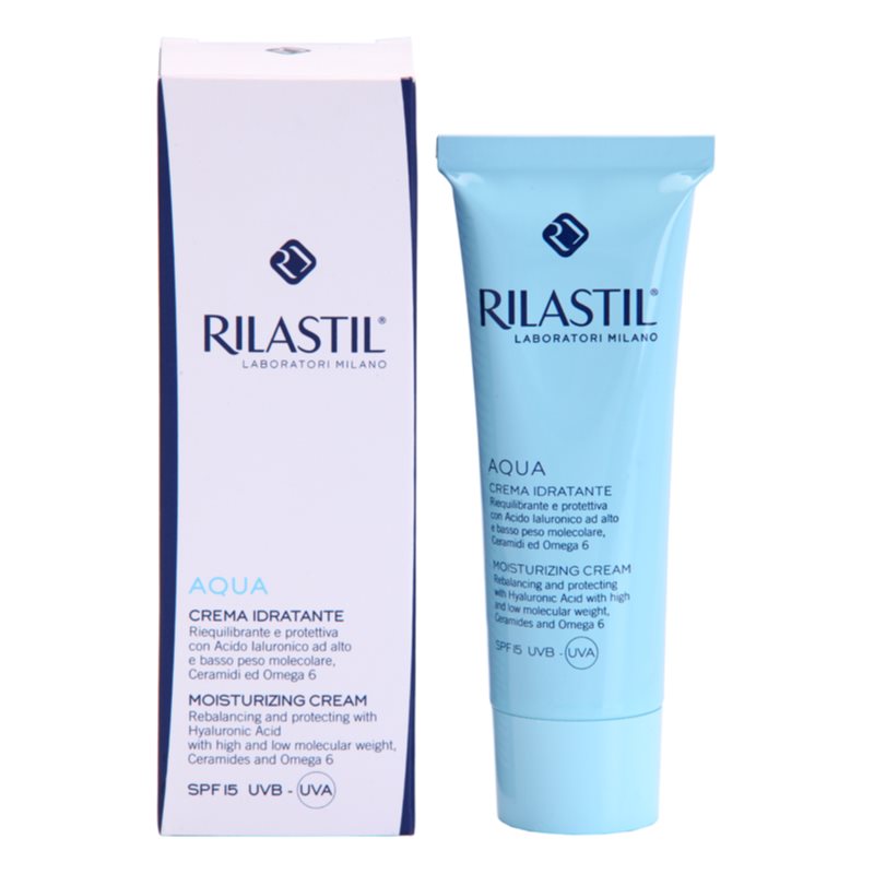 Rilastil Aqua Moisturising Facial Cream SPF 15 50 Ml