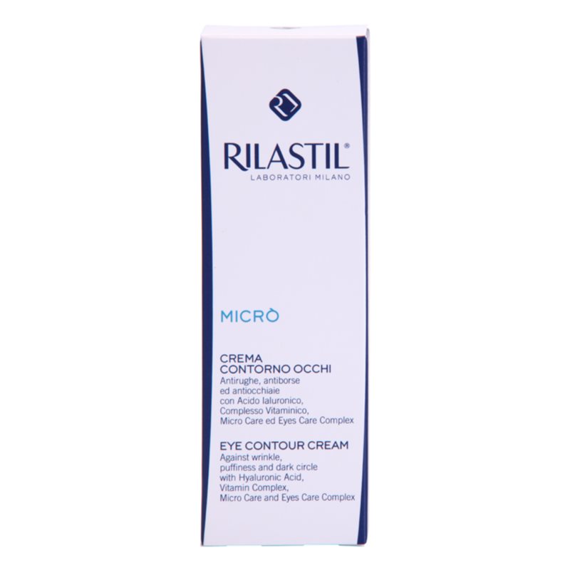 Rilastil Micro Eye Cream To Treat Wrinkles, Puffiness And Dark Circles 15 Ml