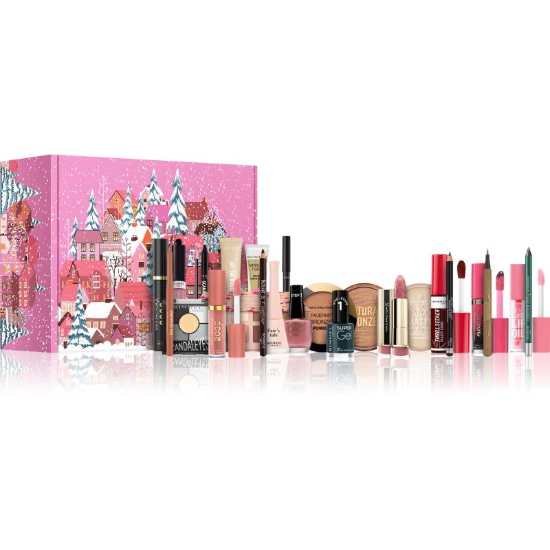 Rimmel Advent Calendar DIY Christmas Wonderland (x Max Factor & Bourjois) adventný kalendár