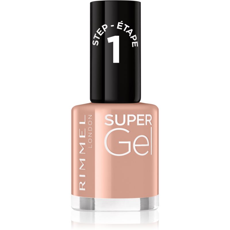 Rimmel Super Gel gel nail polish without UV/LED sealing shade 022 Shamelessly 12 ml