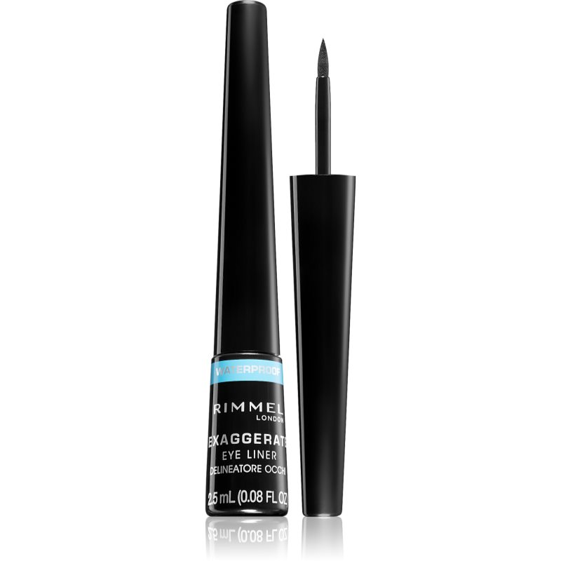 

Rimmel Exaggerate Waterproof підводка для очей відтінок 003 Glossy Black