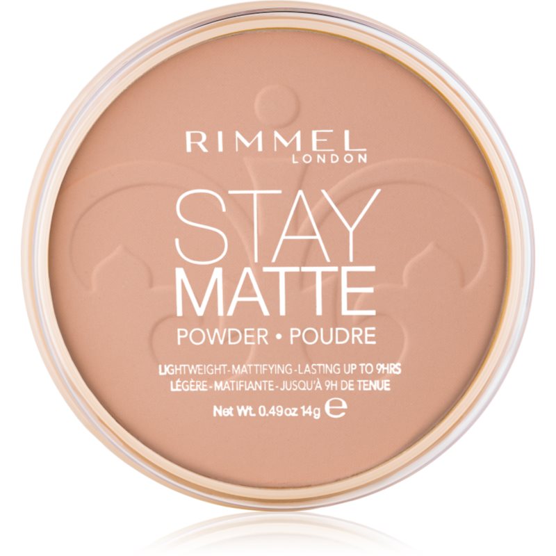Rimmel Stay Matte pudr odstín 009 Amber  14 g