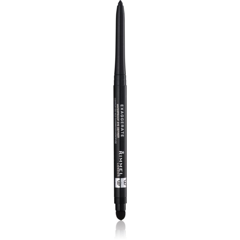 

Rimmel Exaggerate водостійкий контурний олівець для очей відтінок 262 Blackest Black