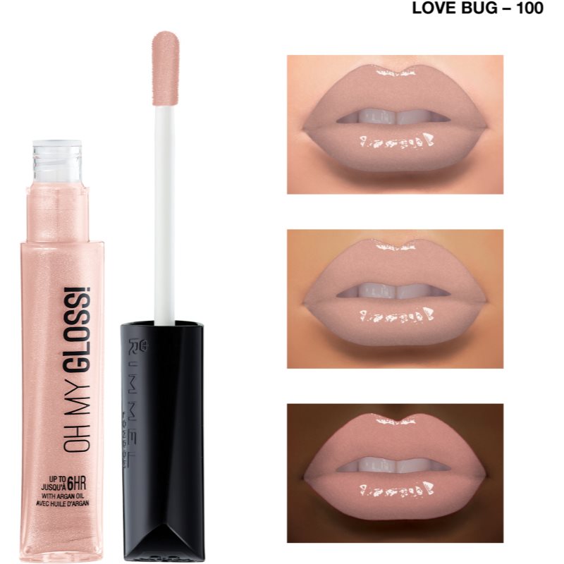 Rimmel Oh My Gloss! Lip Gloss Shade 100 Love Bug 6.5 Ml