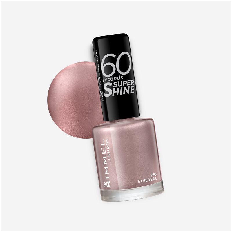 Rimmel 60 Seconds Super Shine Vernis à Ongles Teinte 210 Ethereal 8 Ml