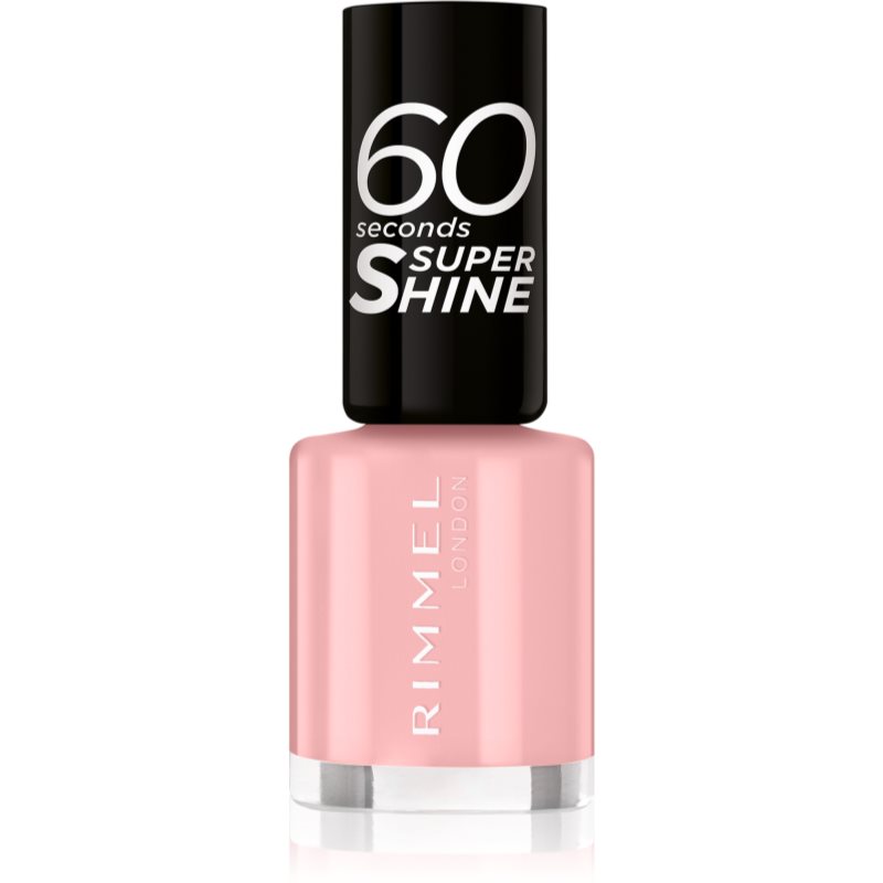 Rimmel 60 Seconds Super Shine lak na nechty odtieň 262 Ring A Ring O´Roses 8 ml
