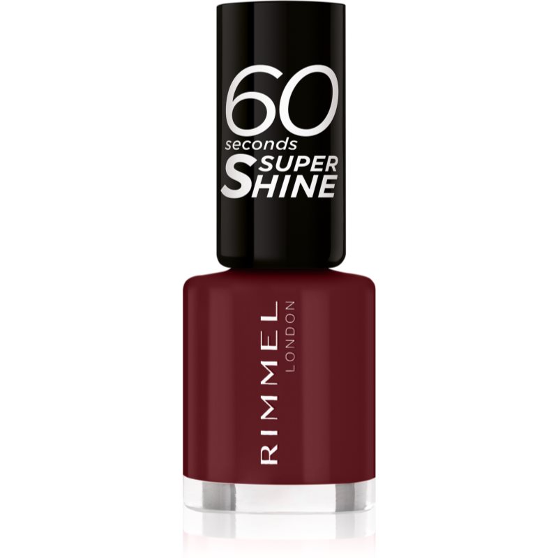 Rimmel 60 Seconds Super Shine nail polish shade 340 Berries And Cream 8 ml
